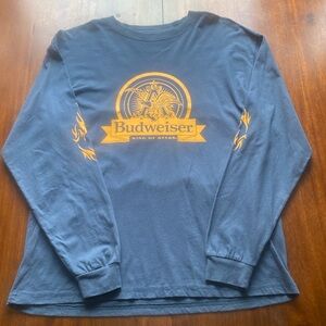 Budweiser King Of Beers X Pacsun Long Sleeve Shirt Size L